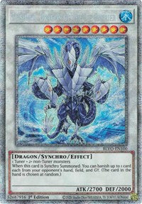 Trishula, Dragon of the Ice Barrier (Starlight Rare) [BLVO-EN100] Starlight Rare