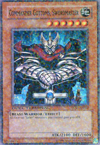 Commander Gottoms, Swordmaster [DT01-EN022] Super Rare