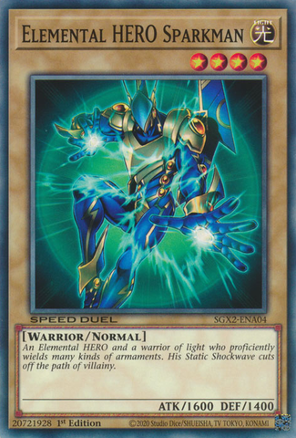 Elemental HERO Sparkman [SGX2-ENA04] Common
