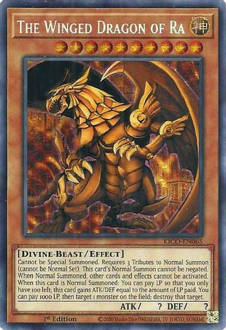 The Winged Dragon of Ra [KICO-EN065] Secret Pharaoh’s Rare