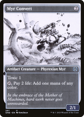 Myr Convert (Showcase Ichor) [Phyrexia: All Will Be One]
