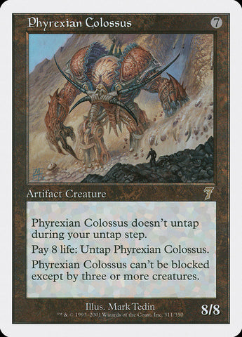 Phyrexian Colossus [Seventh Edition]