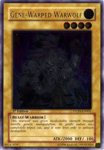 Gene-Warped Warwolf (UTR) [STON-EN001] Ultimate Rare