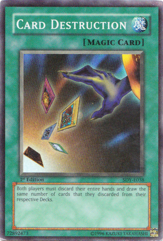 Card Destruction [SDY-E038] Super Rare