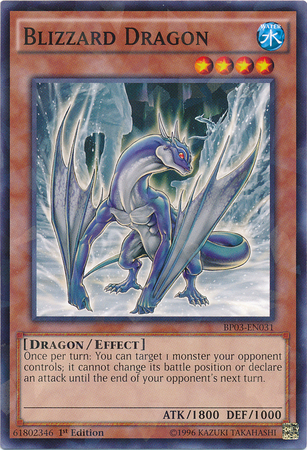 Blizzard Dragon (Shatterfoil) [BP03-EN031] Shatterfoil Rare