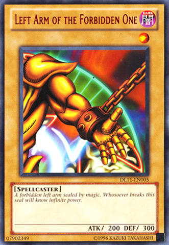 Left Arm of the Forbidden One (Red) [DL11-EN005] Rare