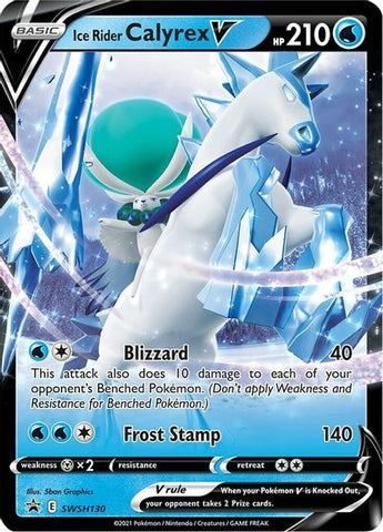 Ice Rider Calyrex V (SWSH130) (Jumbo Card) [Sword & Shield: Black Star Promos]