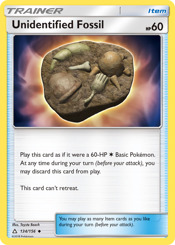 Unidentified Fossil (134/156) [Sun & Moon: Ultra Prism]