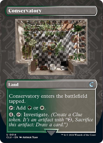 Conservatory (Borderless) [Ravnica: Clue Edition]