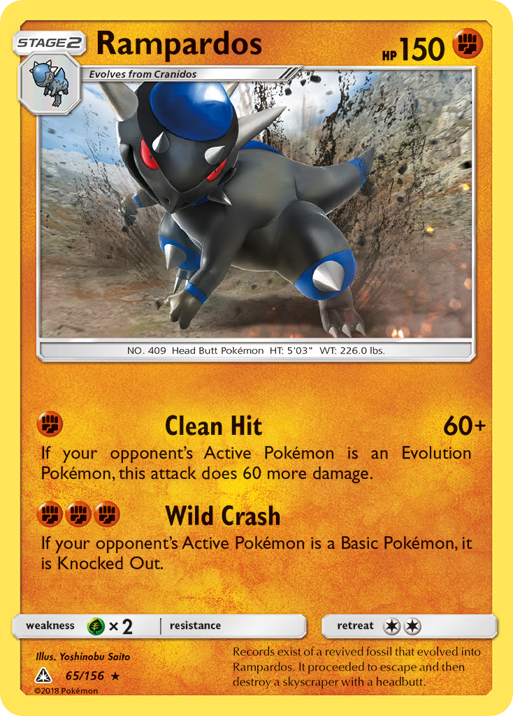 Rampardos (65/156) [Sun & Moon: Ultra Prism] | GameZilla