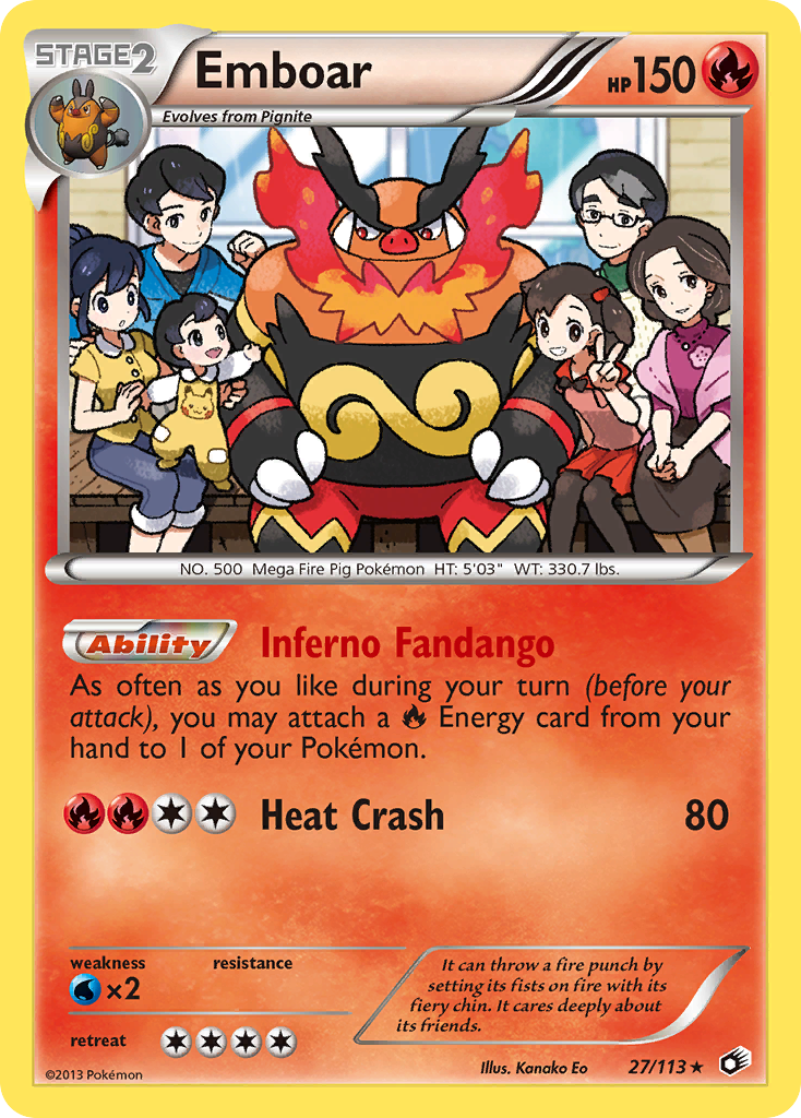 Emboar (27/113) (Theme Deck Exclusive) [Black & White: Legendary Treasures]