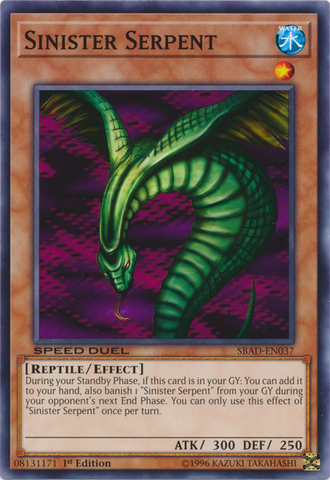 Sinister Serpent [SBAD-EN037] Common