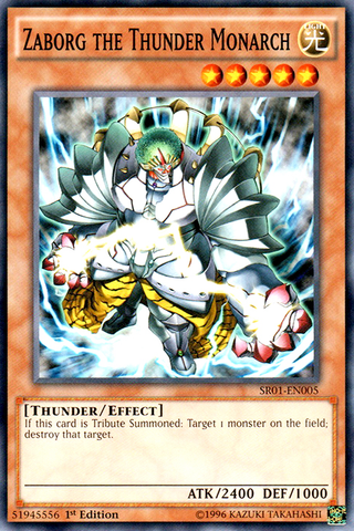 Zaborg the Thunder Monarch [SR01-EN005] Common