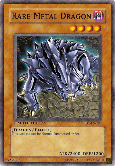 Rare Metal Dragon [GLD1-EN020] Common