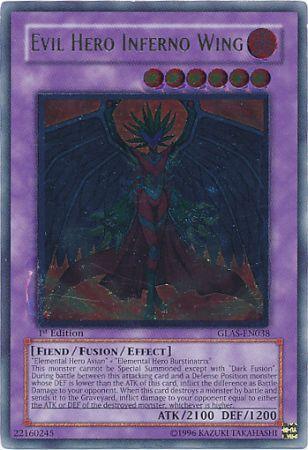 Evil Hero Inferno Wing (UTR) [GLAS-EN038] Ultimate Rare