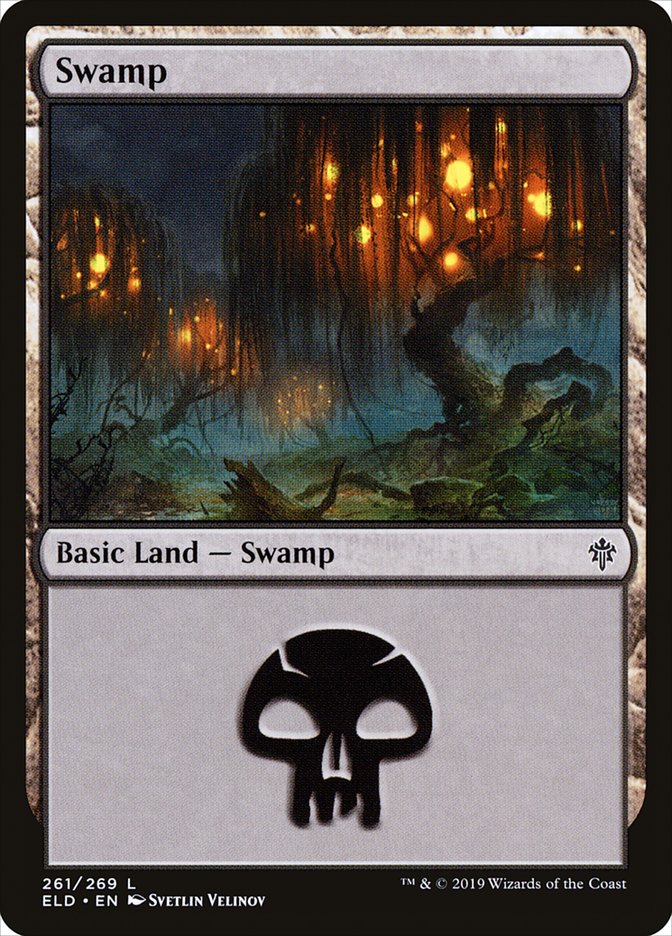 Swamp (261) [Throne of Eldraine] | GameZilla