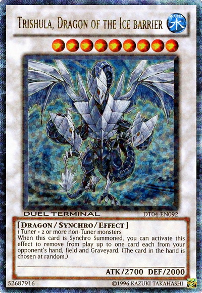 Trishula, Dragon of the Ice Barrier [DT04-EN092] Ultra Rare