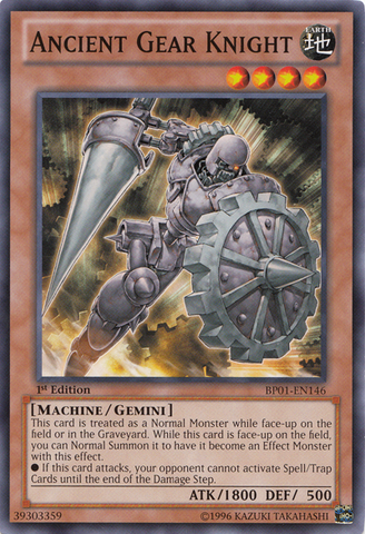 Ancient Gear Knight [BP01-EN146] Common
