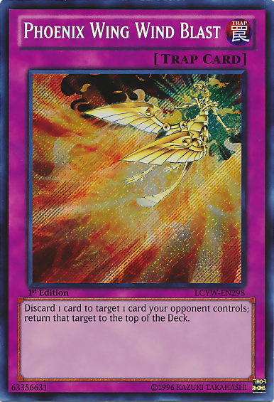 Phoenix Wing Wind Blast [LCYW-EN298] Secret Rare
