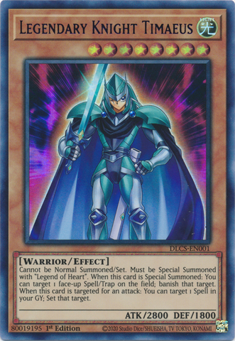 Legendary Knight Timaeus (Blue) [DLCS-EN001] Ultra Rare