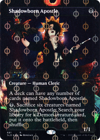 Shadowborn Apostle (681) (Step-and-Compleat Foil) [Secret Lair Drop Promos]