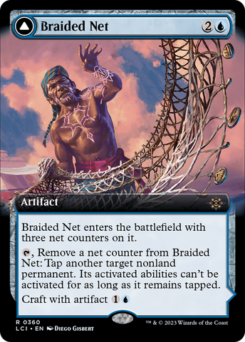 Braided Net // Braided Quipu (Extended Art) [The Lost Caverns of Ixalan]