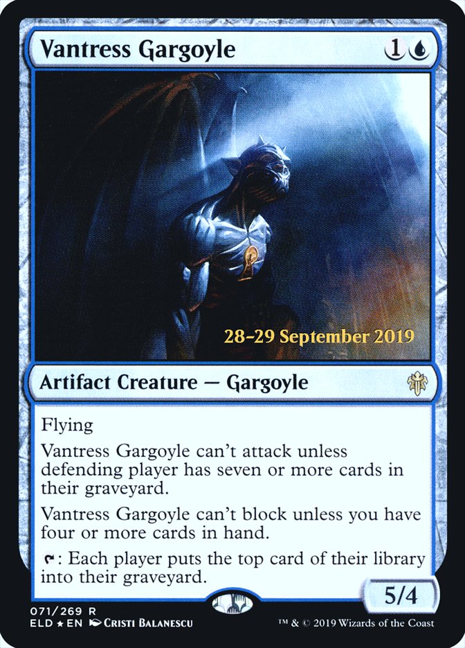 Vantress Gargoyle  [Throne of Eldraine Prerelease Promos] | GameZilla