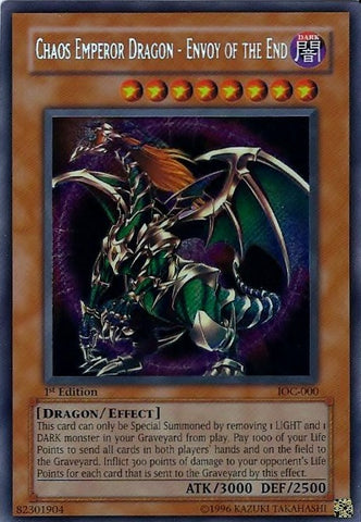 Chaos Emperor Dragon - Envoy of the End [IOC-000] Secret Rare