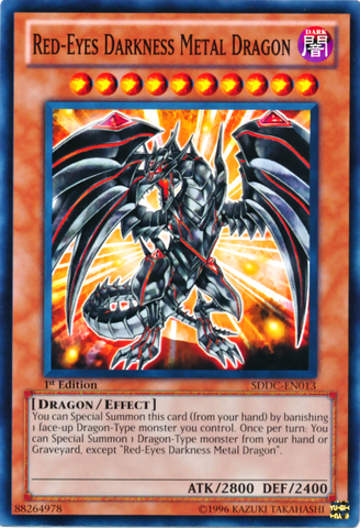 Red-Eyes Darkness Metal Dragon [SDDC-EN013] Common
