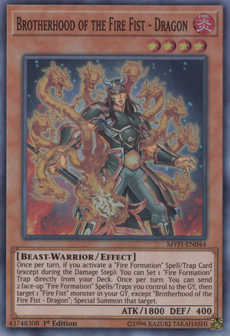 Brotherhood of the Fire Fist - Dragon [MYFI-EN044] Super Rare