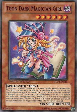 Toon Dark Magician Girl [GLD4-EN015] Common