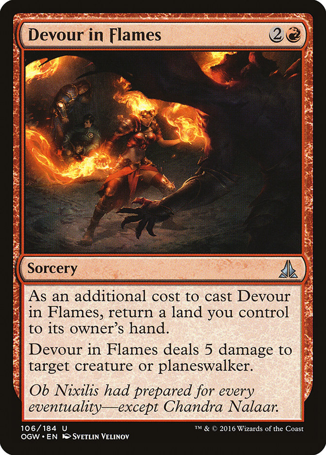 Devour in Flames [Oath of the Gatewatch] | GameZilla