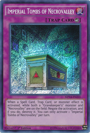 Imperial Tombs of Necrovalley [MP14-EN235] Secret Rare