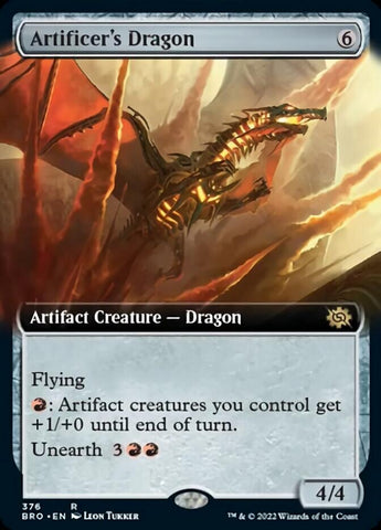 Artificer's Dragon (Extended Art) [The Brothers' War]