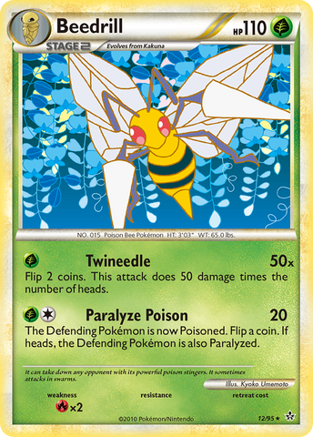 Beedrill (12/95) [HeartGold & SoulSilver: Unleashed]