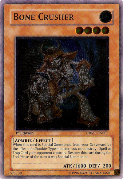 Bone Crusher (UTR) [CRMS-EN083] Ultimate Rare