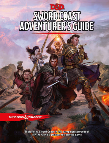 D&D Book Sword Coast Adventurers Guide