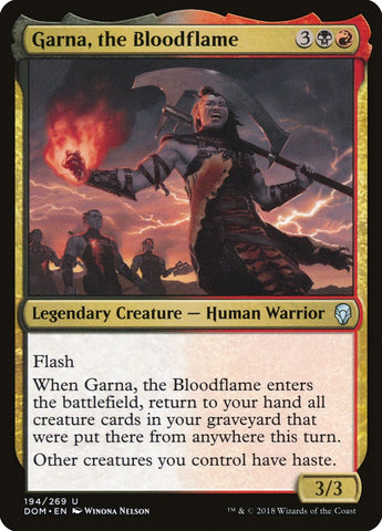 Garna, the Bloodflame [Dominaria]