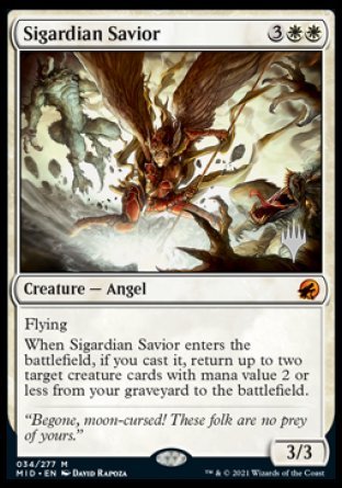 Sigardian Savior (Promo Pack) [Innistrad: Midnight Hunt Promos]