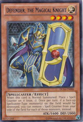 Defender, the Magical Knight (Blue) [DL14-EN006] Rare