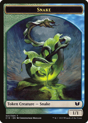 Snake Token (021/024) [Commander 2015 Tokens]
