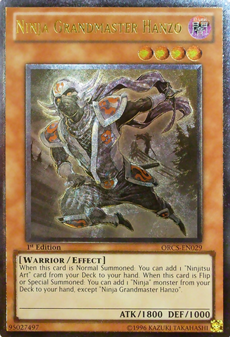 Ninja Grandmaster Hanzo (UTR) [ORCS-EN029] Ultimate Rare