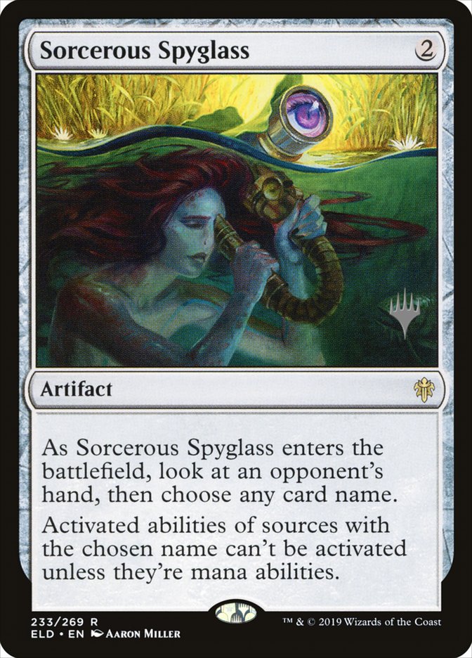 Sorcerous Spyglass [Throne of Eldraine Promos] | GameZilla