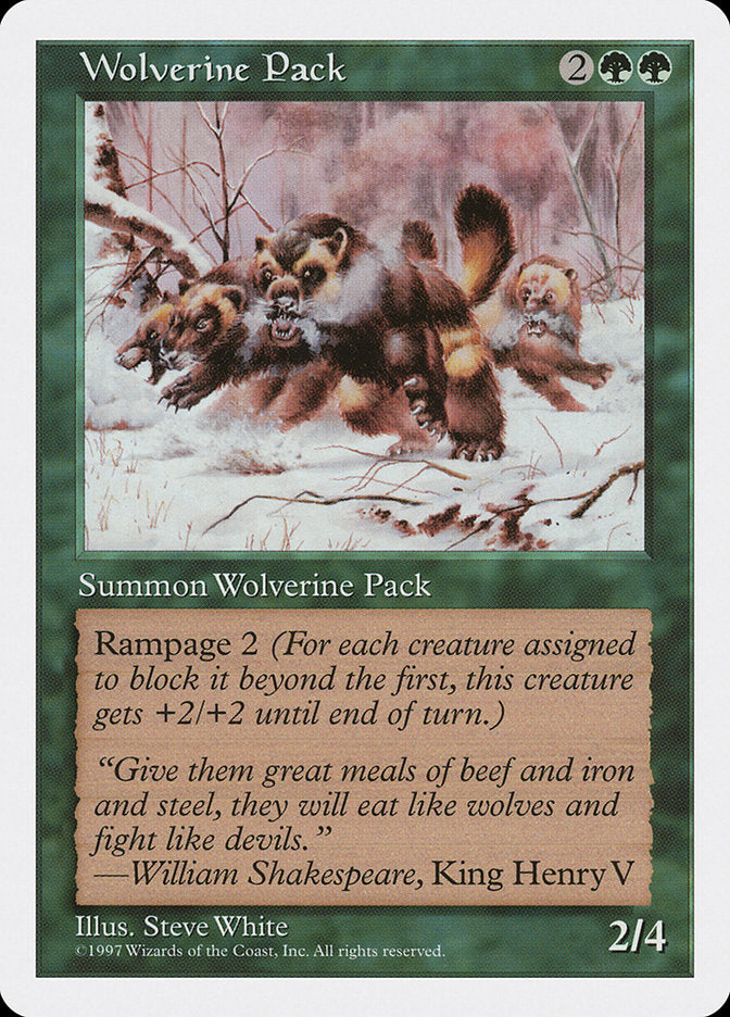 Wolverine Pack [Fifth Edition]