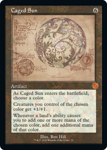Caged Sun (Retro Schematic) [The Brothers' War Retro Artifacts]