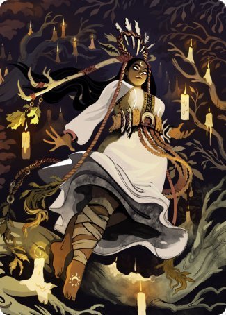 Candlegrove Witch 2 Art Card [Innistrad: Midnight Hunt Art Series]