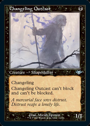 Changeling Outcast (Retro Foil Etched) [Modern Horizons 2]
