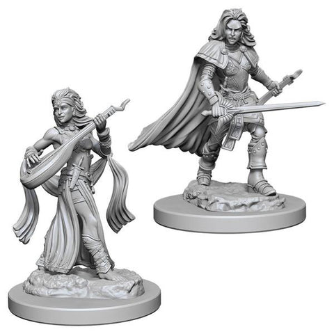 PF Unpainted Minis WV4 Female Human Bard