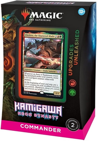 MTG Kamigawa: Neon Dynasty Commander Deck - Upgrades Unleashed