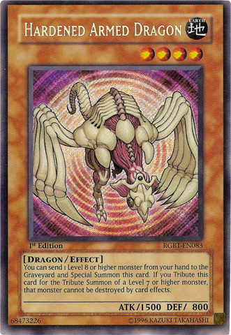 Hardened Armed Dragon [RGBT-EN083] Secret Rare